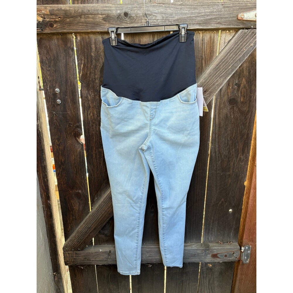 Ingrid & Isabel Light Wash Maternity Jeans